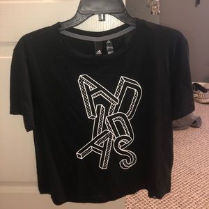Adidas athletic crop top